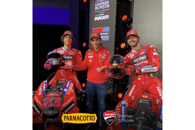 Parmacotto Group Partner Ufficiale di Ducati Corse per la nuova stagione sportiva 2023