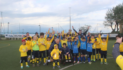 La scuola calcio inclusiva dei “bimbi sperduti”, si è radunata a Bellaria Igea marina dal 19 al 21 aprile.