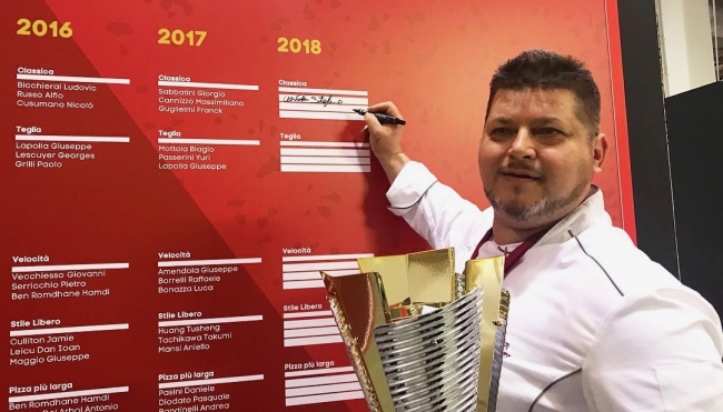 Campione del Mondo della Pizza 2018 è Stefano Miozzo