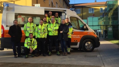 Nuova ambulanza per l&#039;emergenza territoriale in servizio a Castelsangiovanni