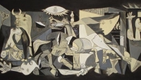 Pablo Picasso, Guernica, 1937. Olio su tela, 354x782 cm. Madrid, Museo d'Arte Moderna Reina Sofia
