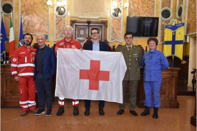 Giornata Mondiale della Croce Rossa. Visita in municipio del Comitato CRI di Parma