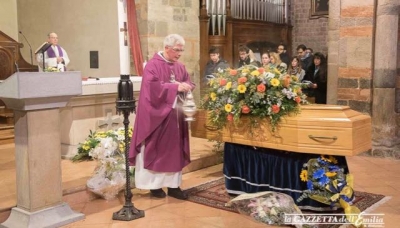 Il funerale di Gianmaria Piccinini