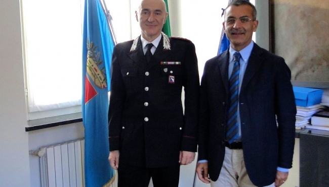 Incontro di Trespidi col nuovo Comandante dell&#039; Arma dei Carabinieri