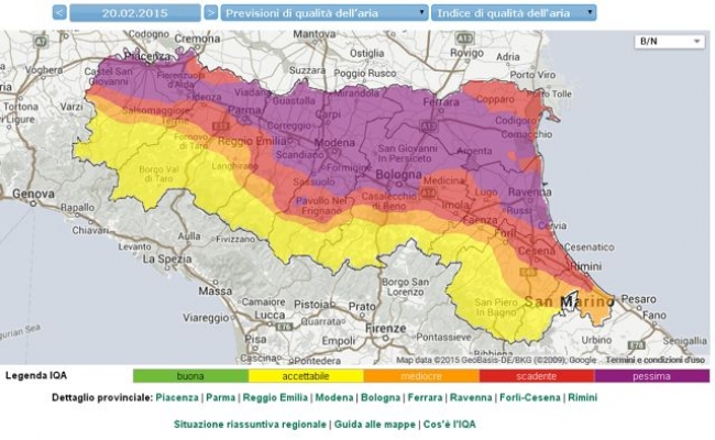 Parma - Smog, dati preoccupanti: 32 sforamenti dei limiti da inizio anno