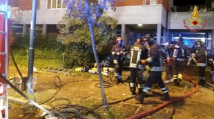 Reggio Emilia - Secondo incendio in via Turri in pochi giorni: altra notte di paura