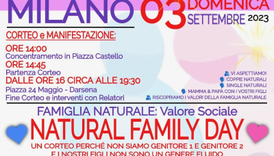 Natural Family Day a Milano: “Una giornata contro il programma Gender, non contro gli omosessuali”