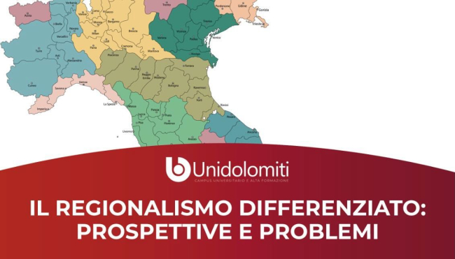 Oggi pomeriggio - Il Regionalismo Differenziato: Prospettive e Problemi.