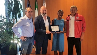 Premia la fidentina Ayomide Folorunso, campionessa dei 400 ostacoli agli Europei under 23 di atletica leggera