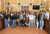 Delegazione di studenti francesi in municipio
