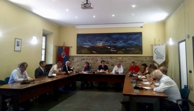 20 agosto 2018 Tavolo della politica locale a Langhirano