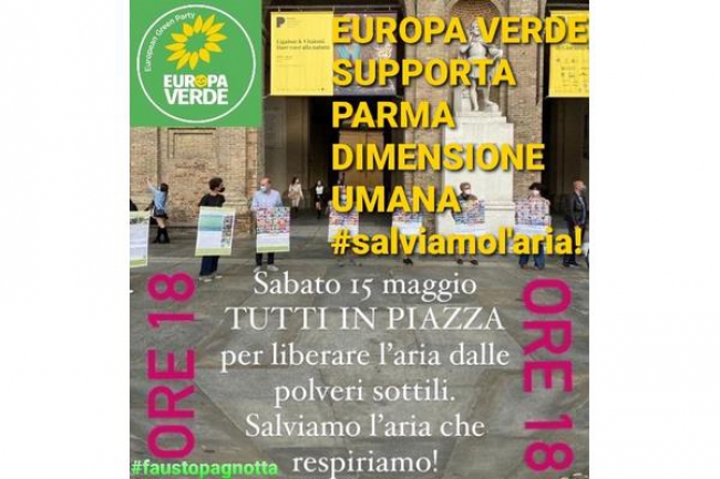 I Verdi di Parma in piazza per salvare l&#039;aria