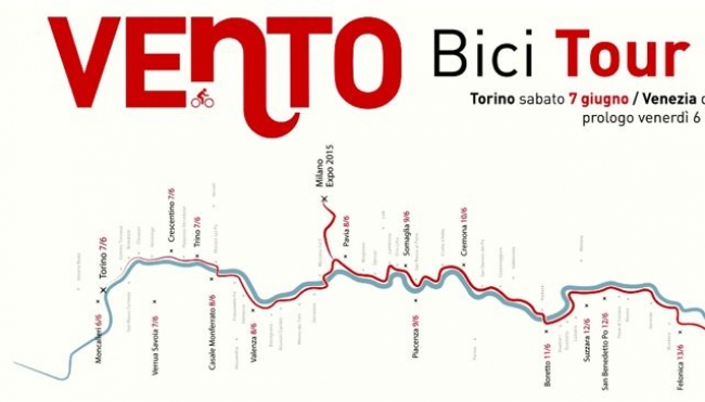 Boretto - &quot;Vento&quot;, la ciclopedonale lungo il Po da Venezia a Torino, attraversa la bassa reggiana