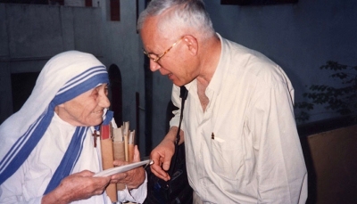 Madre Teresa di Calcutta incontra l&#039;ssociazione 