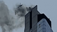 Grattacielo di New York in fiamme vicino al World Trade Center. Ecco l’eccezionale video