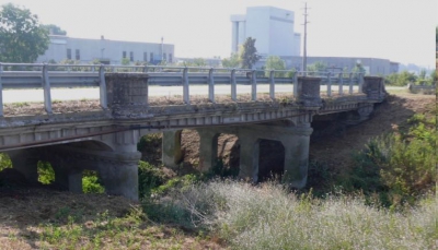 Ponte sul Rigosa Nuova a Fontanelle: 30km/ora e mezzi fino a 44t