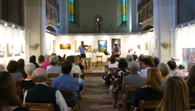 Parma - Il concerto &quot;Tamburi parlanti&quot; alla Galleria S. Andrea
