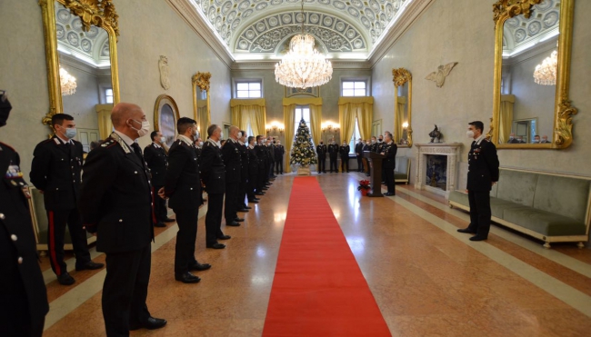 Scambio degli auguri col Comandante della Legione Carabinieri “Emilia-Romagna”