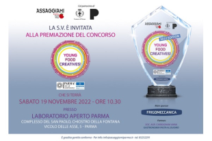 Premiazione concorso &quot;Young Food Creatives!&quot;. Laboratorio Aperto del Complesso di San Paolo, sabato 19.11.22, ore 10.30