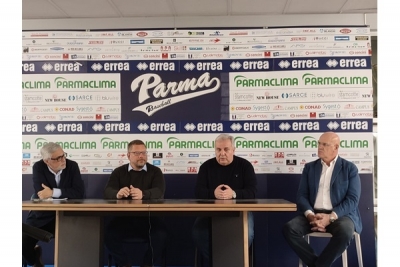 Conferenza stampa, accordo Parma baseball - Crocetta