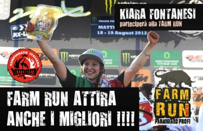 Alla Farm Run di Noceto la 4 volte campionessa del mondo WMX Kiara Fontanesi!