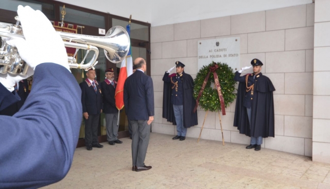 2 novembre: cerimonia in ricordo dei caduti della Polizia di Stato