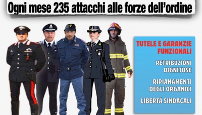 14 ottobre manifestazione a Roma delle Forze dell&#039;Ordine, Fiamma Tricolore di Parma è al loro fianco