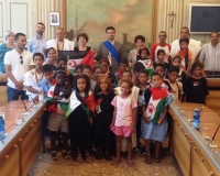 I piccoli ambasciatori di pace Sahrawi ricevuti dall' assessore Tutino