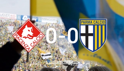 Il Parma Calcio non va oltre lo 0-0 a Piacenza. Si decide tutto mercoledì al Tardini