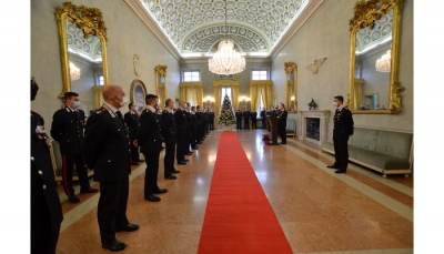Scambio degli auguri col Comandante della Legione Carabinieri “Emilia-Romagna”