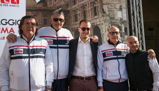 A Parma quattro grandi campioni dello sport italiano