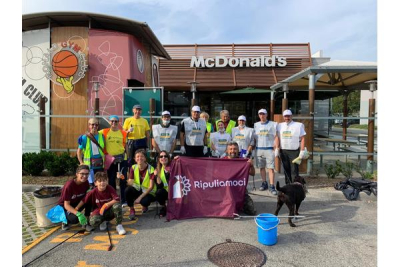 Raccolti oltre 125 kg di rifiuti abbandonati a Reggio Emilia in occasione della tappa de “Le giornate insieme a te per l’ambiente” di McDonald’s