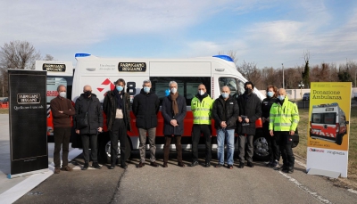 Il Consorzio Parmigiano Reggiano dona ambulanza ad Ausl di Bologna 
