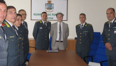 Parma - Visita del Procuratore della Repubblica al comando della Guardia di Finanza