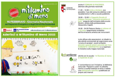 Anche Piacenza s&#039;illumina di meno per la Giornata nazionale del risparmio energetico