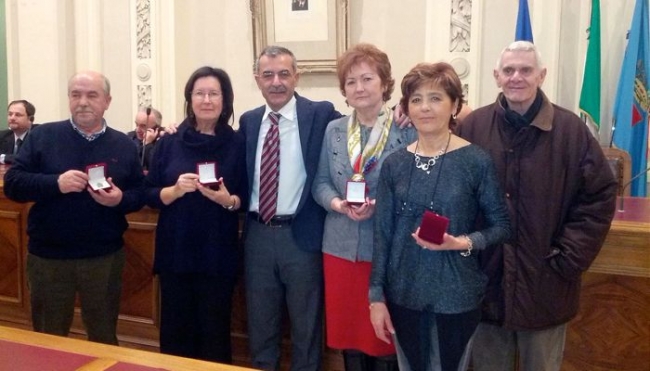 Piacenza, La consegna delle medaglie ai pensionati 2013 della Provincia