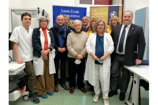 Nove Lions Club e la Fondazione Lions Internazional: dono di Santa Lucia per la struttura di Fibrosi Cistica del Maggiore