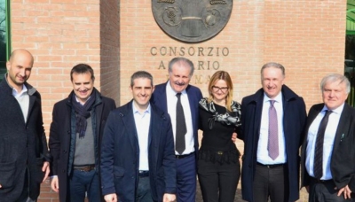 Il Sindaco Pizzarotti visita la sede del Consorzio Agrario di Parma