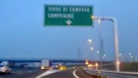 Chiusa l'entrata di Terre di Canossa Campegine nella notte tra il 19 e il 20 settembre