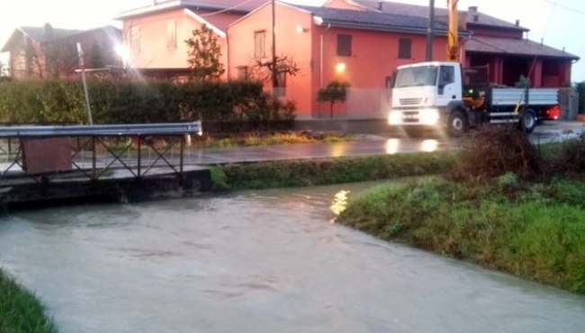 Canali pieni per la pioggia incessante: l&#039;aggiornamento della situazione del Consorzio di Bonifica Parmense