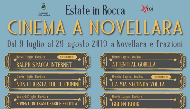 Estate in Rocca, torna il cinema estivo a Novellara