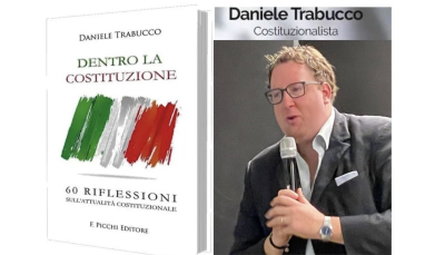 Stasera alle 18,00 la presentazione del libro “Dentro la Costituzione” di Daniele Trabucco