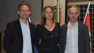 Gianluca Zilocchi, Stefania Bollati ed Ivo Bussacchini