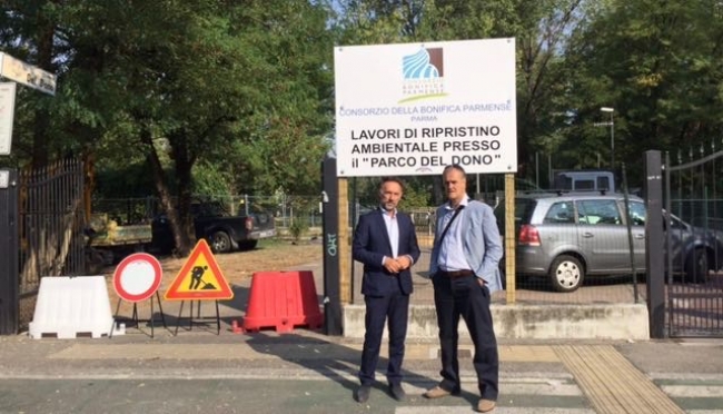 Addio agli odori sgradevoli: il Consorzio di Bonifica interviene al Parco comunale del Dono in via Bizzozzero