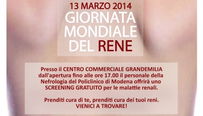 Modena - Malattie renali, una giornata di screening gratuiti