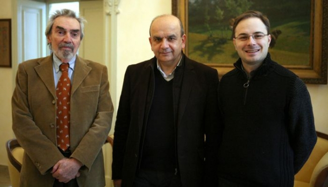 Piacenza, Il sindaco Paolo Dosi ha incontrato in Municipio Giovanni Pagani e don Michele Malinverni dell’Istituto San Vincenzo