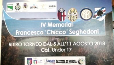 Settimana di grande calcio sull&#039;Appennino modenese con la 4^ edizione del torneo under 17 &quot;Memorial Francesco Seghedoni&quot;
