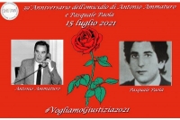 Iniziativa per il 39° anniversario dell'omicidio di Antonio Ammaturo e Pasquale Paola