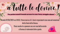 Parma: domani la festa della donna dell'Associazione Al Amal