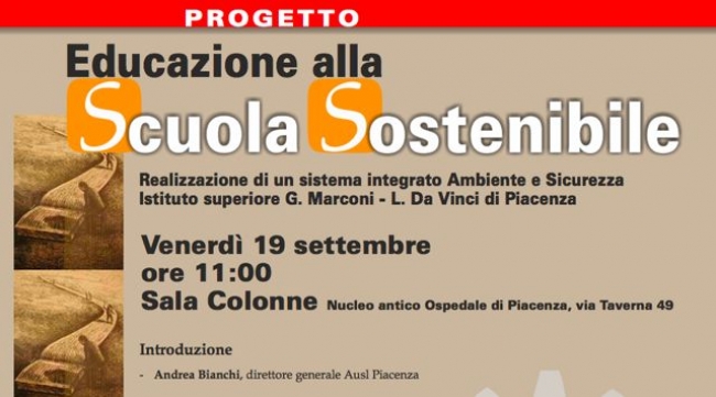 Piacenza - Progetto Educazione alla Scuola sostenibile